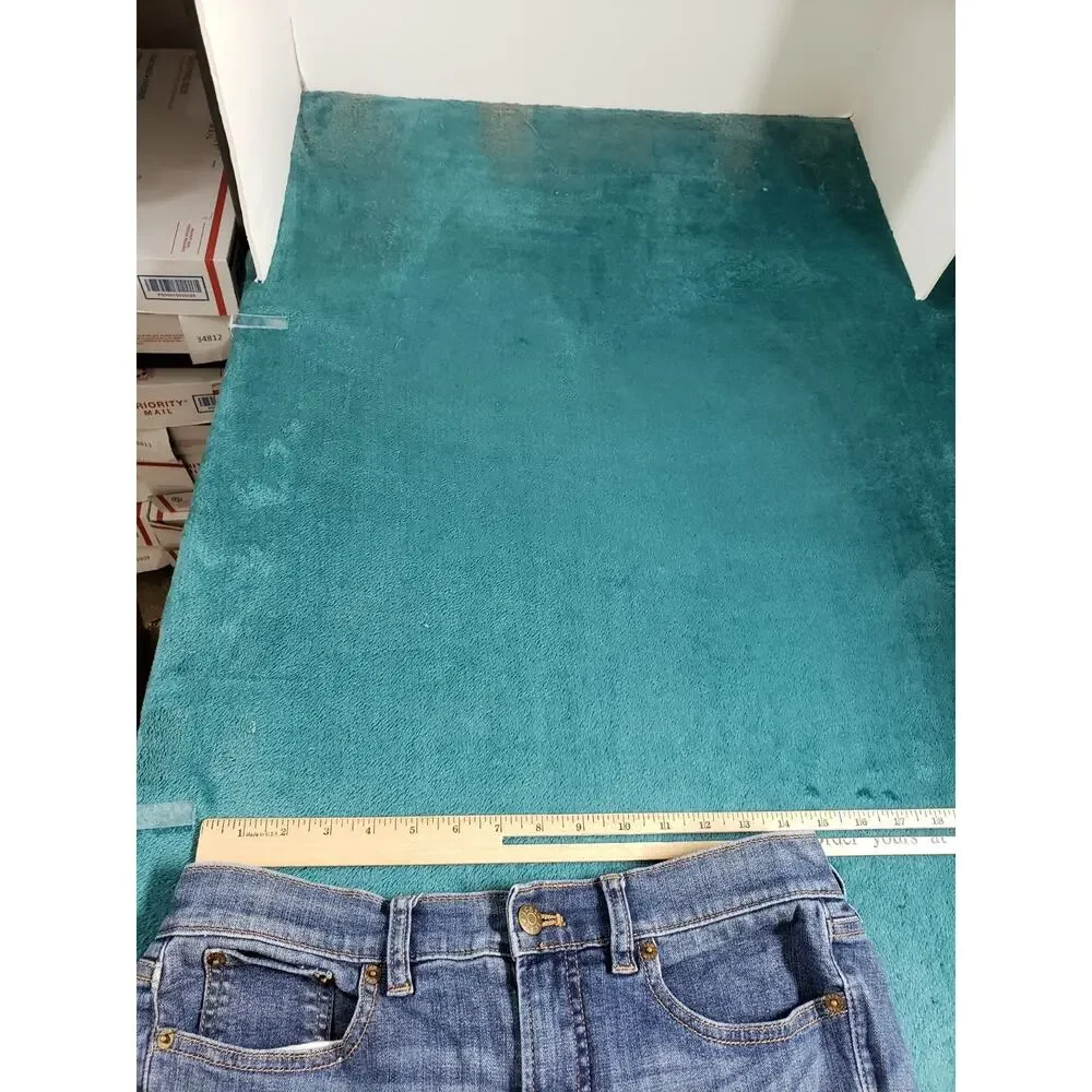 J.Crew Jeans Size 27x28 Mens Blue Pants Stretch Denim Mid Rise Straight Ankle